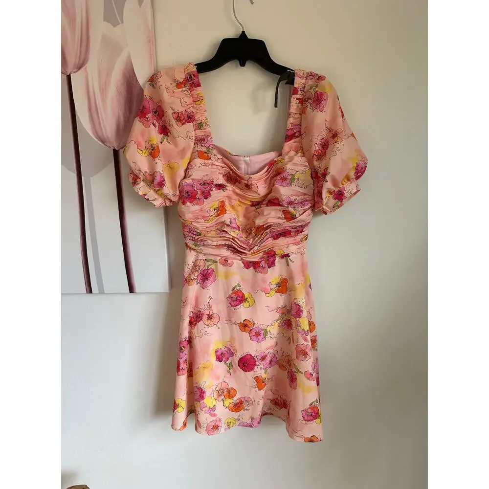 ML Monique Lhuillier Evening Cutout Dress Size 4 NWT - Picture 3 of 5